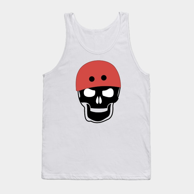 Scooter freestyle: SKULL Tank Top by stuntscooter